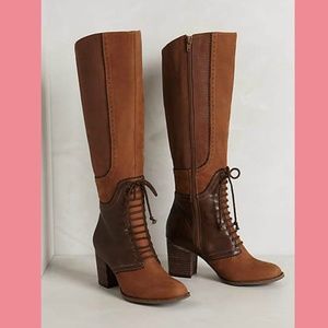 Anthropologie Tara Saddle Boots By Farylrobin